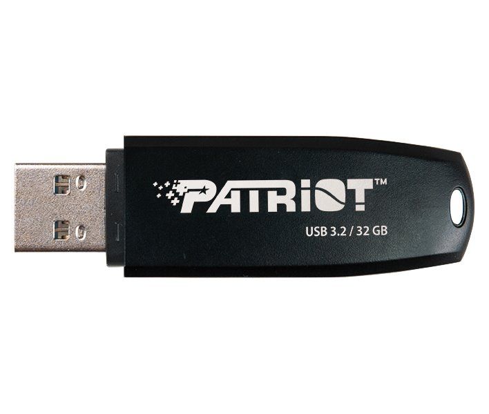 Patriot XPORTER CORE/32GB/USB 3.2/USB-A/Čierna Flashdisk, 32GB, USB 3.0, plast, čierny
