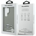 Puzdro Karl Lagerfeld IML Peekaboo Karl&Choupette MagSafe pre Samsung Galaxy S26 Ultra čierne