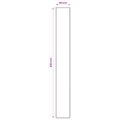 vidaXL Behúň LESAKA Hnedá 50 x 400 cm Diamantový zamat