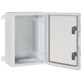 vidaXL Ovládacia skriňa Sivá 37 x 19,5 x 40 cm ABS plast