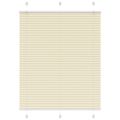 vidaXL plisovaná roleta krémová 105x150 cm Šírka látky 104,4 cm