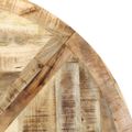 vidaXL Jedálenský stôl okrúhly 150x76 cm masívne mangovníkové drevo