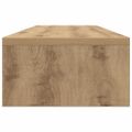 vidaXL Stojan na monitor, dubový, remeselný, 100x24x13 cm, umelé drevo