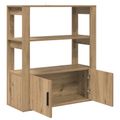 vidaXL Servírovacia skriňa dub artisan 30 x 80 x 90 cm