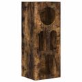 vidaXL Servírovacia skriňa ELST Dymová dub 40 x 35 x 100.5 cm