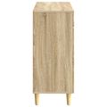 vidaXL Servírovacia skriňa Dub sonoma 89 x 34,5 x 80 cm