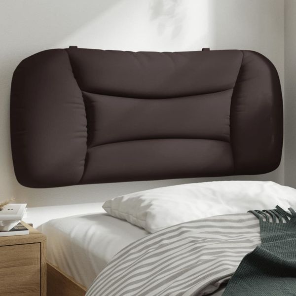 vidaXL Vankúš na čelo postele Hvar tmavohnedý 90 cm látka
