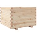 vidaXL Záhradný kvetináč 70x70x49,5 cm borovicový masív