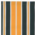 vidaXL Sklopná markíza Zelená a biela 400 × 350 cm Polyester