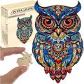 Drevené puzzle Kruzzel 24551 Sova