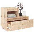 vidaXL Nočné stolíky 2 ks 60x34x51 cm masívne borovicové drevo