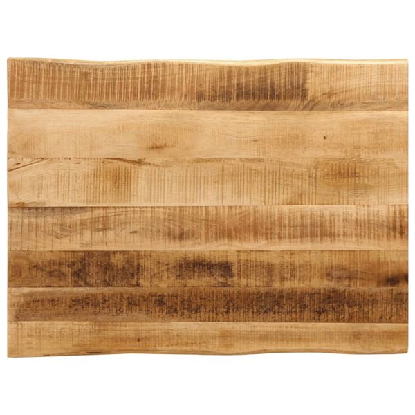 vidaXL Stolová doska živá hrana 80x60x3,8 cm masívny surový mangovník