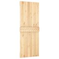 vidaXL Posuvné dvere Prírodná a biela 80 x 210 cm
