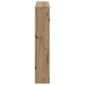 vidaXL Rám krbu Dub artisan 102 x 20 x 102 cm Kompozitné drevo