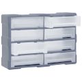 vidaXL Organizér s 8 veľkými zásuvkami 52x16x37 cm