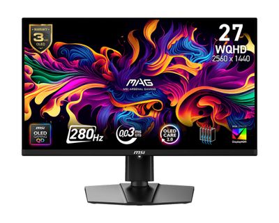 MSI MAG/271QP X28/26,5''/QD-OLED/QHD/280Hz/0,03ms/Čierna/3R