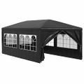 vidaXL Párty stan 3x6 m, antracitový