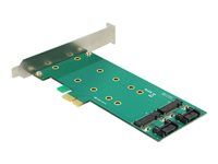 Radič úložiska - M.2 Card / SATA 6Gb/s - nízky profil - PCIe x1