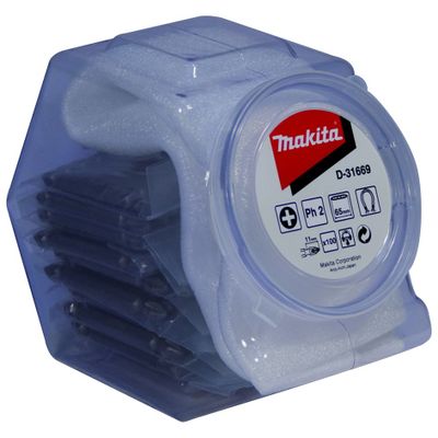 Makita bit PH2, 65 mm, 100 kusov