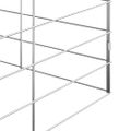 vidaXL Klietka pre sliepky 2 ks Strieborná 600 x 100 x 210 cm