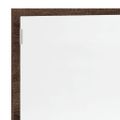 vidaXL LED kúpeľňové zrkadlo hnedý dub 100x8,5x37cm, kompozitné drevo
