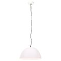 vidaXL Industriálna vintage závesná lampa 25 W, biela 41 cm E27