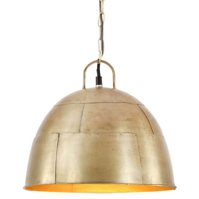 vidaXL Industriálna vintage závesná lampa 25 W, mosadzná 31 cm E27