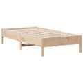 vidaXL Posteľ bez matraca 75x190 cm masívna borovica