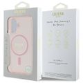 Guess HC MagSafe IML Glitter Circle case for iPhone 16 6,1" pink