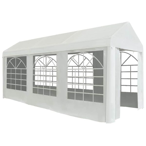 vidaXL Párty stan, PE 2x5 m, biely