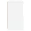 vidaXL Komoda s LED svetlami biela 41x37x67 cm