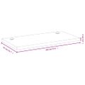 vidaXL Doska stola 110x55x4 cm, bambus