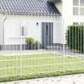 vidaXL Záhradný plot WOERDEN 7 ks 170 x 225 cm Biela