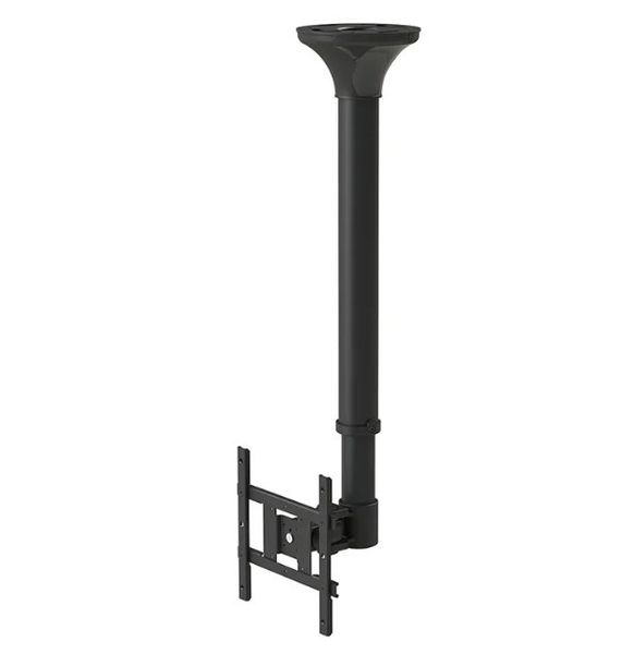 Neomounts  FPMA-C200BLACK / Flat Screen Ceiling Mount (Height: 64-104 cm) / Black Držák, VESA, stropní, pro monitor, úhloprícka 10"-40", náklon 180°, otácení 180°, rotace 360°, nosnost 20kg, cerný