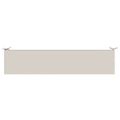vidaXL Vankúš na lavičku SOEST 100% polyester Biela 180 x 40 x 8 cm