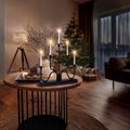 Solight 1V280 vianočné LED dekorácie, kovový sviečnik