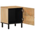 vidaXL Nočný stolík 40x33x46 cm masívne mangovníkové drevo