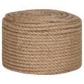 vidaXL Lano zo 100% juty 10 mm 250 m