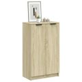 vidaXL Botník dub sonoma 59x35x100,5 cm spracované drevo