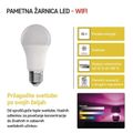 LED žiarovka EMOS ZQW515R GoSmart WIFI A65 / E27 / 11 W (75 W) / 1 050 lm / RGB / stmievateľná