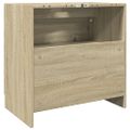 vidaXL Skrinka pod umývadlo dub sonoma 59x37x59 cm kompozitné drevo