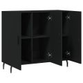 vidaXL Komoda biela 90x34x80 cm kompozitné drevo