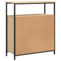 vidaXL Komoda, dub sonoma, 70x30x80 cm, imitácia dreva