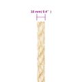 vidaXL Lano, 100% sisal 10 mm, 25 m