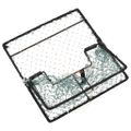 vidaXL Pasca na vtáky zelená 34x32 cm oceľ