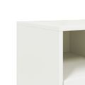 vidaXL TV skrinka biela 68x39x43,5 cm oceľ