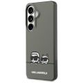 Karl Lagerfeld IML Peekaboo Karl&Choupette MagSafe case for Samsung Galaxy S26 Black