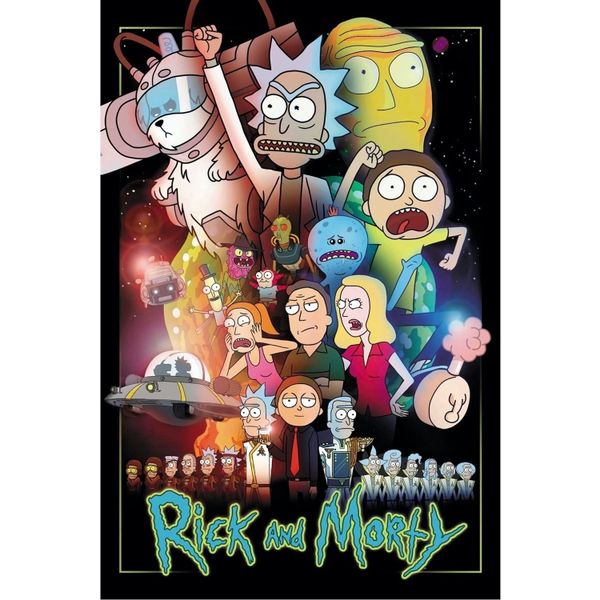 Plagát Rick and Morty - Wars