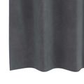vidaXL Zatemňovacie závesy 2 ks Svetlosivá 140 x 260 cm Zamat
