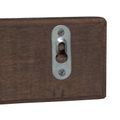 vidaXL Vešiak Hnedá 60 x 7 x 8 cm Masívne obnovené drevo